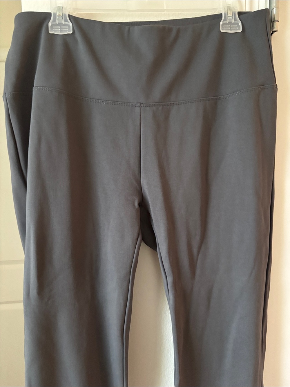 Slimsation By Multiples Charcoal Gray High-Rise Stretch Leggings - Picture 2 of 5